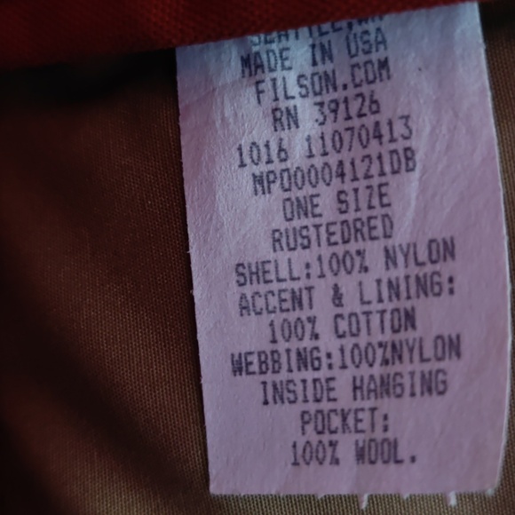 Filson Daypack - Rusted Red - Picture 7 of 7